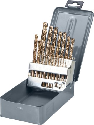 Wiertła do metalu hss-co din338 szlif.szt.19(1-10mm) proline Proline