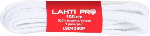 Sznurowadła płask.100% baweł.biał.l904060p,10par,100cm,lahti Lahti Pro
