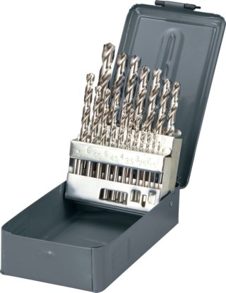 Wiertła do metalu hss din338 szlif. szt.19(1-10mm) proline Proline