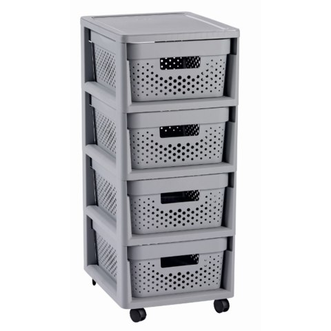 Regał ażurowy Curver 4x11L Infinity szary Curver
