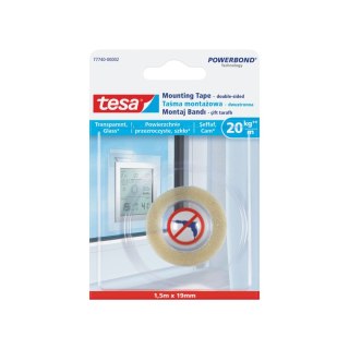 Taśma montażowa 1.5m:19mm przezroczysta(77740-00007-00) Tesa