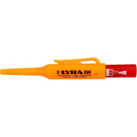 Marker do głębokich otworów 1mm czerwony lyra-ink LYRA