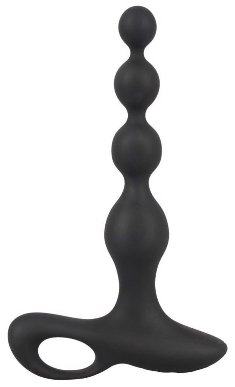 Wibrujące kule analne Black Velvets silikonowe 20 cm USB