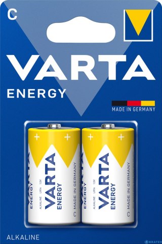 2x Bateria R-14 LR14 C 1,5V alkaliczna Varta Energy Varta