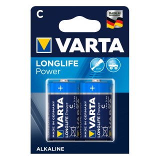 2x Bateria R-14 LR14 C 1,5V alkaliczna Varta longlife blister Varta