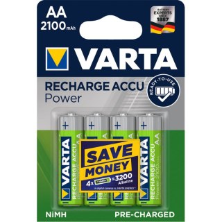 4x akumulatori R-06 R06 AA 1,2V 2100mAh Varta Ready2use Varta
