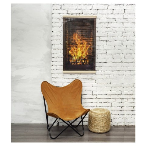 Grzejnik na podczerwień - giętki panel grzewczy 430W TRIO wzór 1 kominek, wymiary 100x57cm z regulatorem TRIO