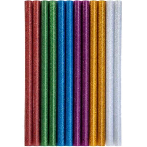 Klej w laskach brokat, 11mm, szt.12*200mm,karta,proline Proline