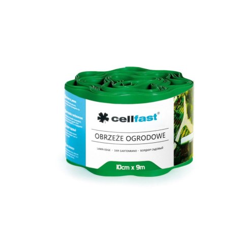 Obrzeże ogrodowe faliste 10cm x 9m Cellfast zielone CELLFAST