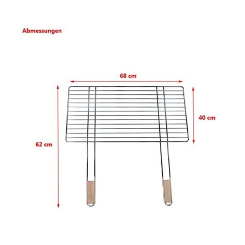 Ruszt grillowy 68x40cm Master Grill MG254 Master Grill Party