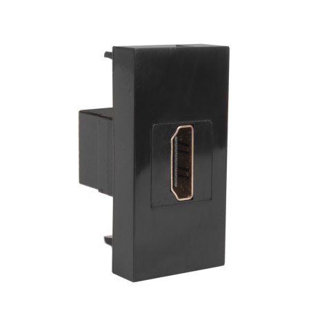 Gniazdo HDMI Maclean, pojedyncze, czarne, MCE720B Maclean
