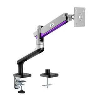 Uchwyt do monitora Ergo Office, premium ze sprężyną gazową, podwójne ramię 17"-32" 9 kg, ER-436 Ergo Office