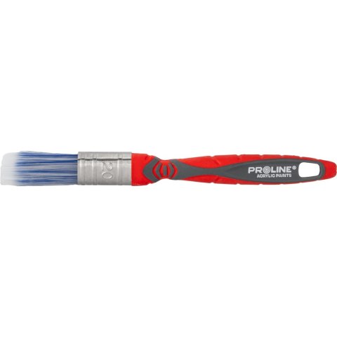 Pędzel płaski premium 20mm,rączka 2k-tpr,ss,akryl,proline Proline