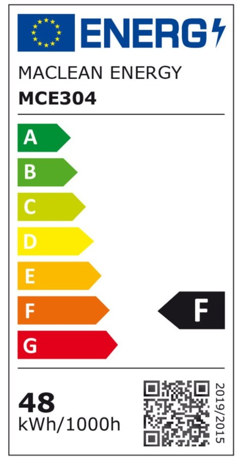 Żarówka LED Maclean, E27, 48W, 220-240V AC, zimna biała, 6500K, 5040lm, MCE304 CW Maclean