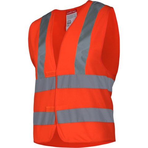 Kamizelka ostrzegawcza 4 pasy, pomarańczowa, "3xl", ce,lahti Lahti Pro