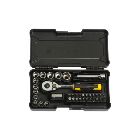 Kompaktowy zestaw nasadek 1/4dr 37szt. Stanley