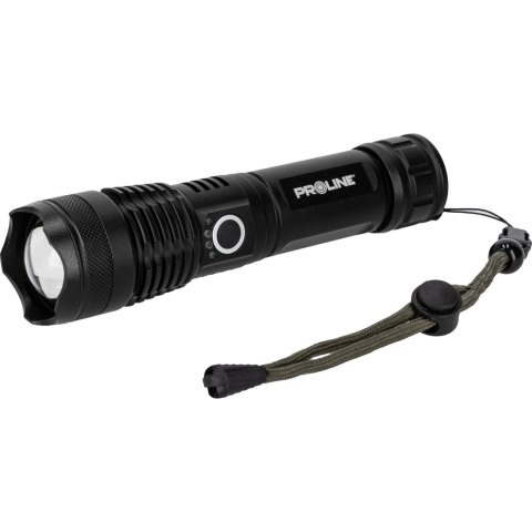 Latarka alu. usb-c, 600 lm, zoom, 5 tryb. świecenia, proline Proline