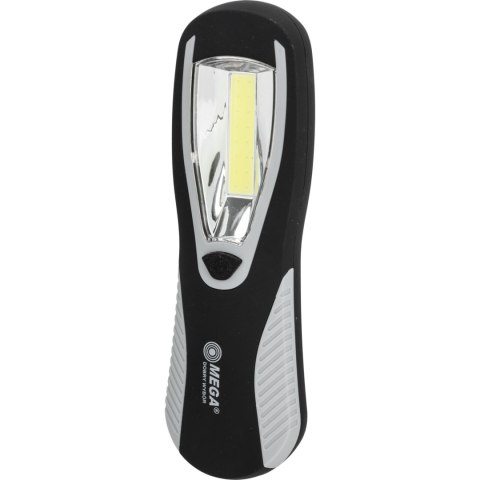 Latarka warsztatowa, 3w, cob, 3xaa, 200lm, magnes Mega