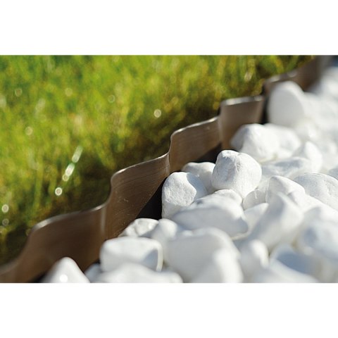 Obrzeże ogrodowe 25cm x 9m Cellfast brązowe CELLFAST