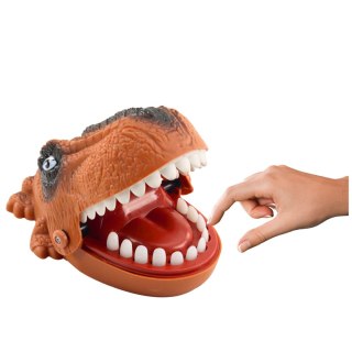 Gra Zręcznościowa Gryzący Atakujący Dinozaur Brązowy LEAN TOYS