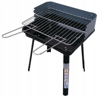 Grill prostokątny, składany, wymiary: 36 x 31 cm, wys. 45 cm Master Grill Party