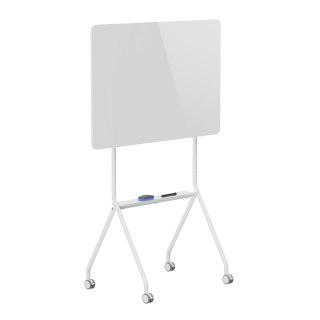 Mobilna tablica suchościeralna Ergo Office, orientacja pozioma, biała, jednostronna, z półką, wymiary tablicy 1190x790mm, ER-306 Ergo Office