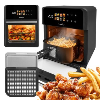 Frytkownica beztłuszczowa AIR FRYER GreenBlue, MOCNA 1800W, pojemność 10l, 8 programów, akcesoria, TIMER, GB950 GreenBlue