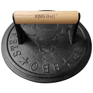 Praska do mięsa śr.22 cm, żeliwo kinghoff KINGHoff
