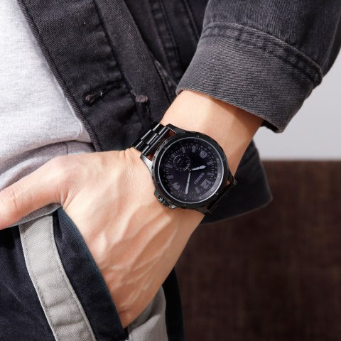 Skmei Zegarek Męski Skmei 1513BK + BOX