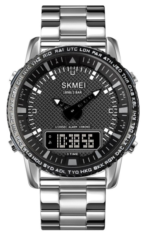 Skmei Zegarek Męski Skmei 1898SIBK + BOX