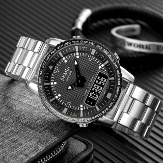 Skmei Zegarek Męski Skmei 1898SIBK + BOX