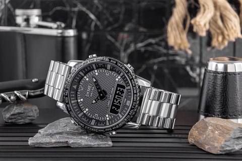 Skmei Zegarek Męski Skmei 1898SIBK + BOX