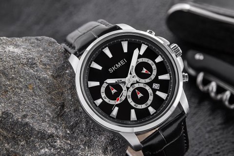 Skmei Zegarek Męski Skmei 2071LSIBK + BOX
