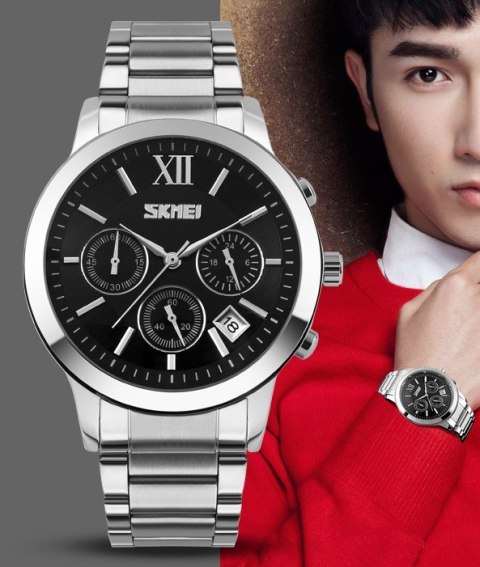 Skmei Zegarek Męski Skmei 9097BK + BOX