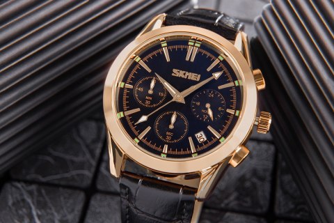 Skmei Zegarek Męski Skmei 9127BK + BOX