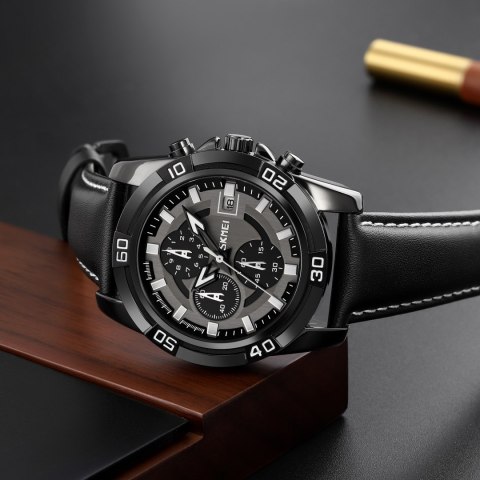 Skmei Zegarek Męski Skmei 9156BKBK + BOX