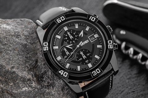 Skmei Zegarek Męski Skmei 9156BKBK + BOX