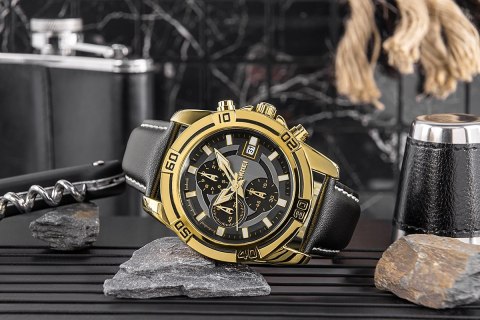 Skmei Zegarek Męski Skmei 9156GDBK + BOX