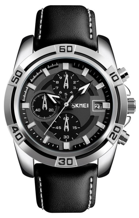 Skmei Zegarek Męski Skmei 9156SIBK + BOX