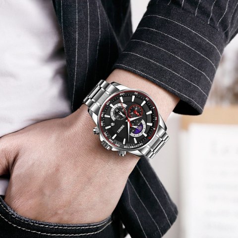 Skmei Zegarek Męski Skmei 9250SIBK + BOX