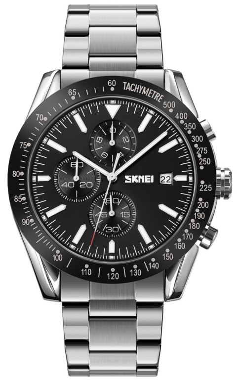 Skmei Zegarek Męski Skmei 9253SIBK + BOX