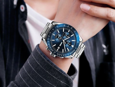 Skmei Zegarek Męski Skmei 9253SIBU + BOX