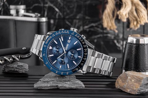 Skmei Zegarek Męski Skmei 9253SIBU + BOX