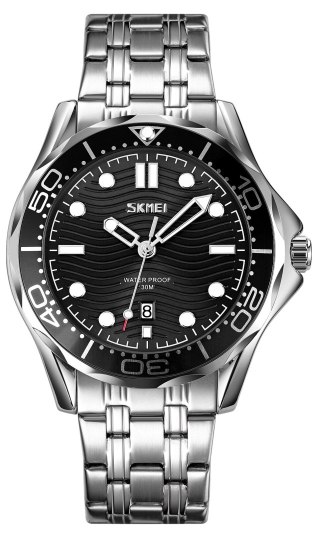 Skmei Zegarek Męski Skmei 9276SISIBK + BOX