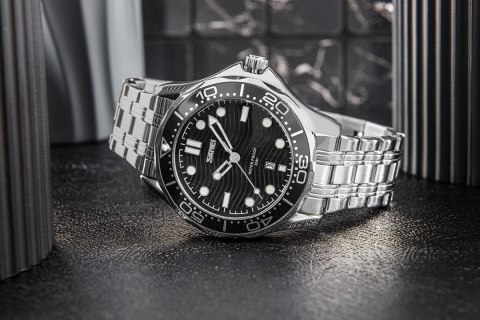 Skmei Zegarek Męski Skmei 9276SISIBK + BOX