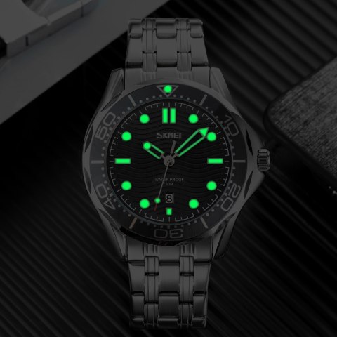 Skmei Zegarek Męski Skmei 9276SISIBK + BOX
