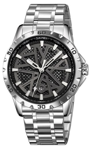 Skmei Zegarek Męski Skmei 9337SIBK + BOX