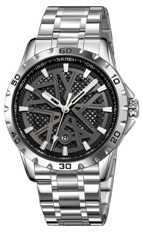 Skmei Zegarek Męski Skmei 9337SIBK + BOX