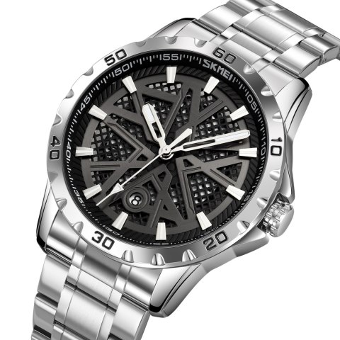 Skmei Zegarek Męski Skmei 9337SIBK + BOX