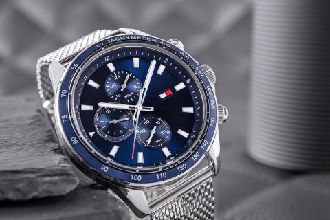 Tommy Hilfiger Zegarek Męski Tommy Hilfiger Miles 1792018 + BOX